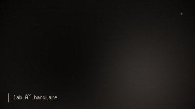 a graphite editorial frame suggesting a quiet workstation under directional light
